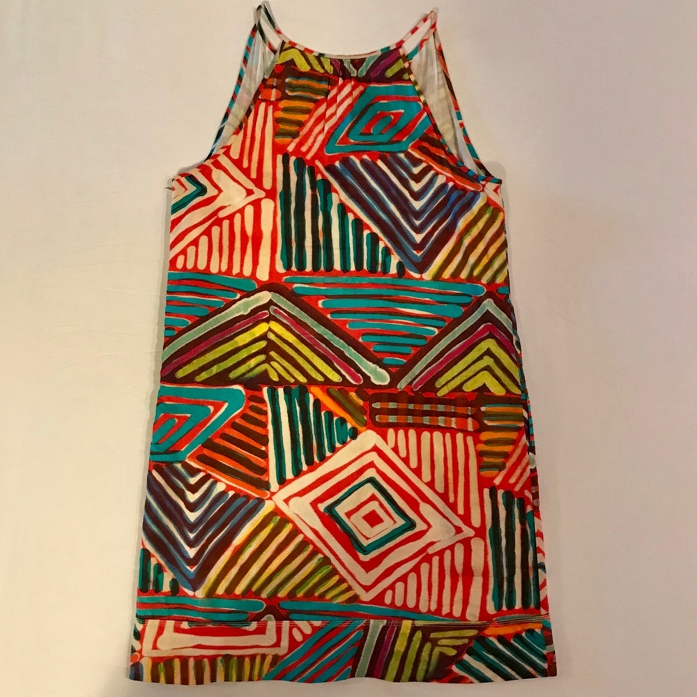 J. Crew Colorful Racerback Dress - Picture 4 of 8